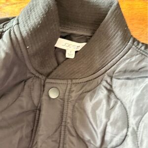 Joe Fresh Black Quilted Jacket
